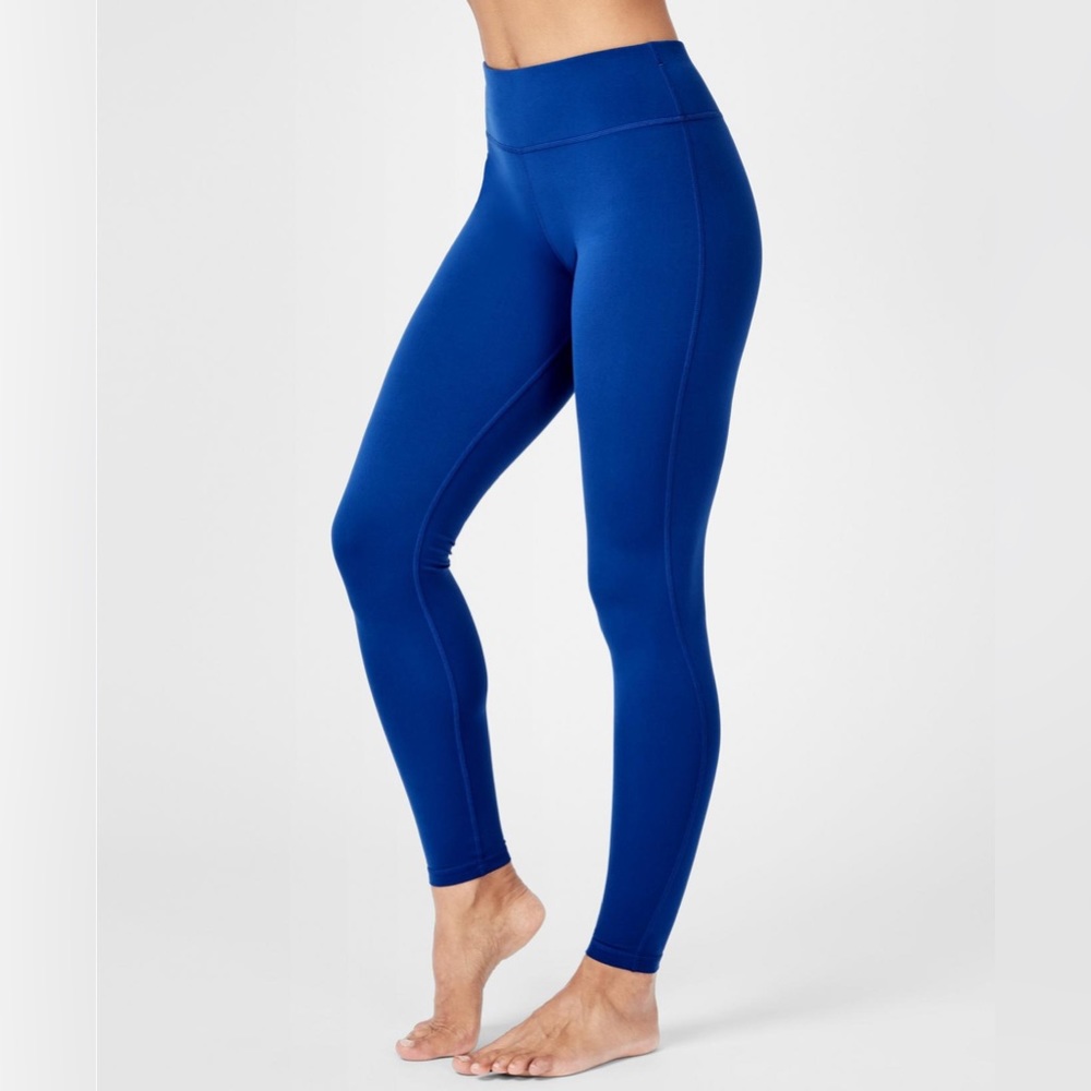 Sweaty Betty Contour Workout Leggings Regular Length Sz XS in Blue Quartz